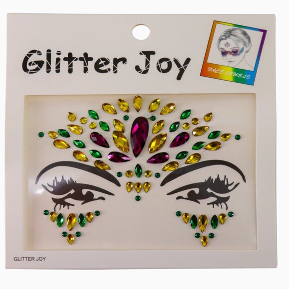 Mardi Gras Face Jewels #1092 - Picture 1 of 1